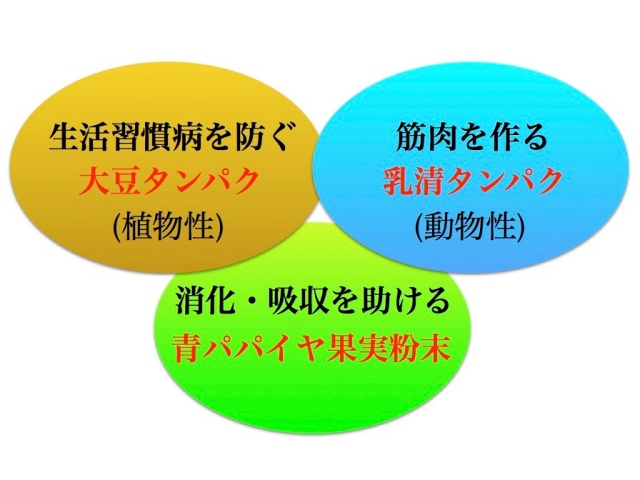 美らプロテイン3つの輪